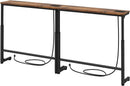 Mesa De Console Grleaf Com Altura Ajustável Com Tomadas