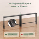 Mesa De Console Grleaf Com Altura Ajustável Com Tomadas