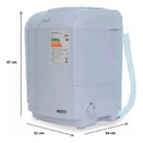 Lavadora Mini Praxis 1,2 Kg Inverter Petit Branca 220v