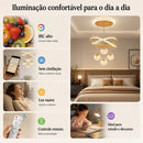 Lustre LED de Cristal Luxo 110V-220V Bivolt